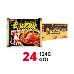Thùng mì hải sản Siukay Acecook 128g (24 Gói)