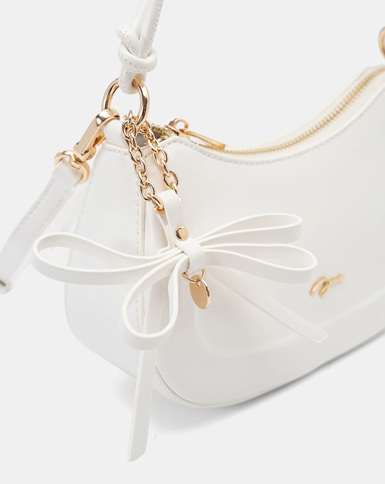 Túi Xách Nhỏ Top Handle Trang Trí Charm Bow - Image 5