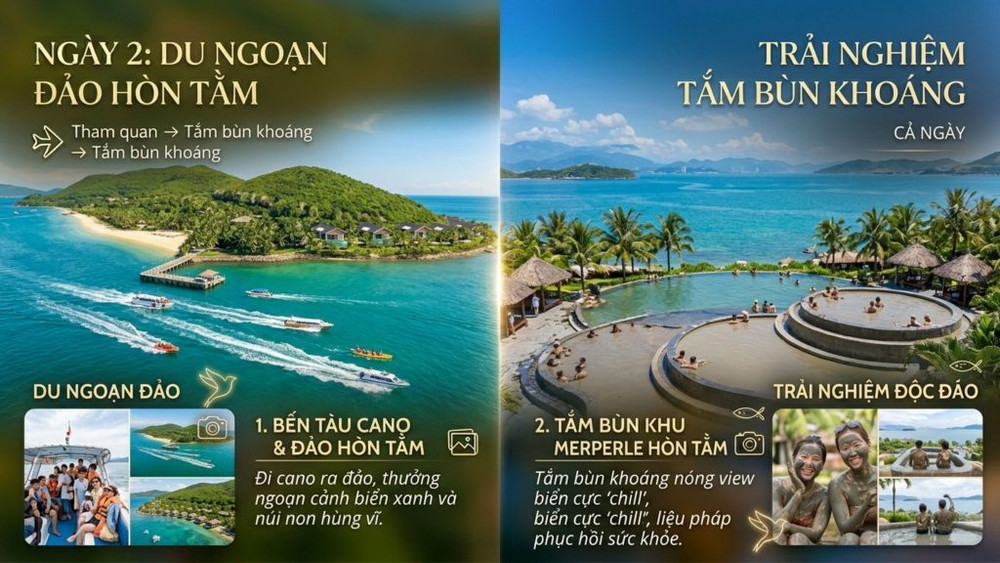 Tour Nha Trang 3 ngày 2 đêm ngày 2