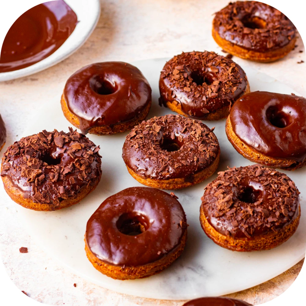 bánh donut socola
