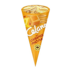 Kem ốc quế Caramel phô mai Celano 66g (1 Cây)