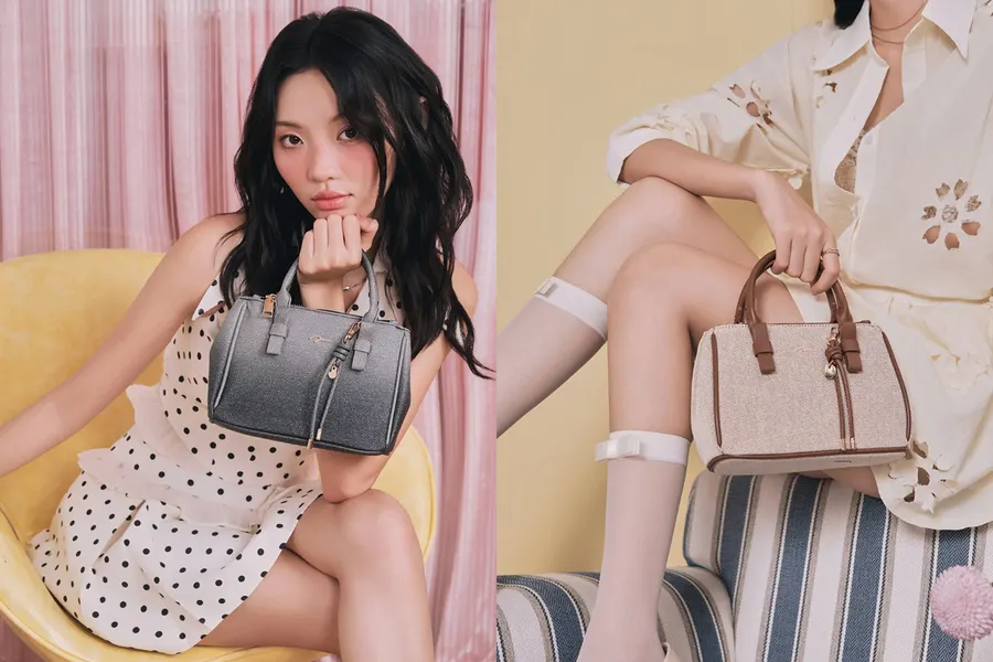 Một Ngày Nhiều Lịch Trình Cùng Túi Xách Nhỏ Tay Cầm Nơ Phối Charm