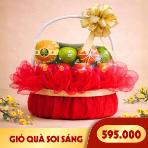 Giỏ quà trái cây Soi Sáng (1 Giỏ)