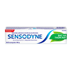 Kem đánh răng bạc hà Sensodyne tuýp 160g (1 Tuýp)