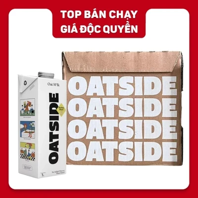 Thùng 6 hộp sữa yến mạch Oatside 1l