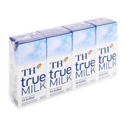 Lốc sữa tươi tiệt trùng có đường TH True Milk 180ml (4 Hộp)