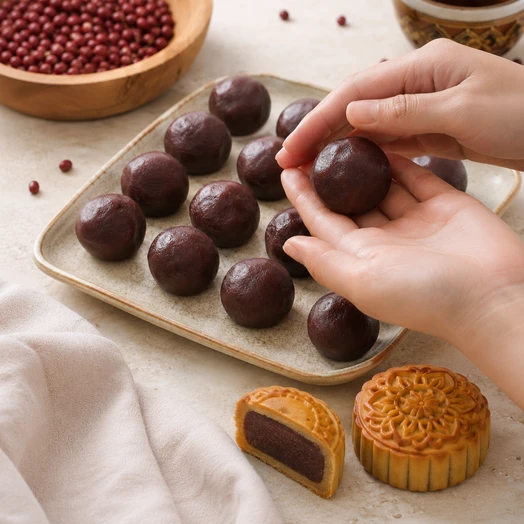 Cách làm nhân đậu đỏ bánh trung thu mềm mịn, thơm bùi tại nhà