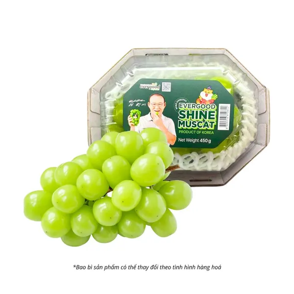 Nho Muscat Hàn Quốc hộp 450g
