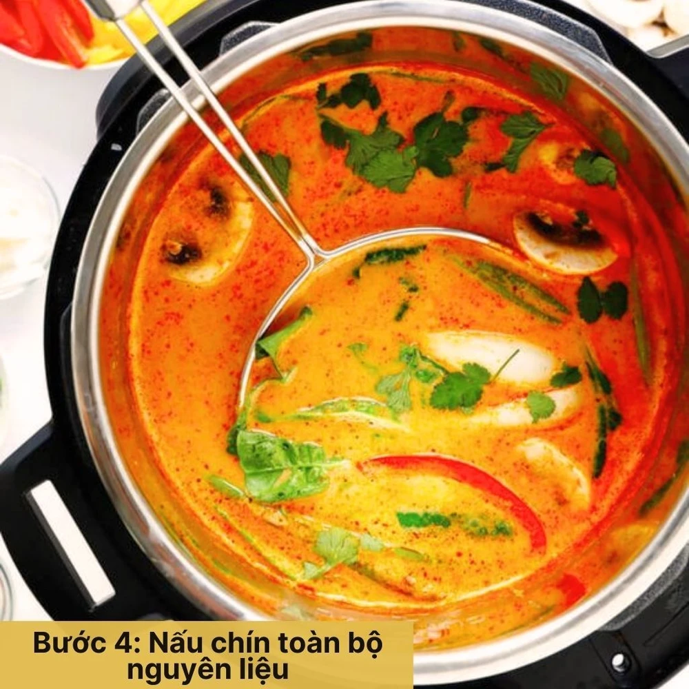 Nấu lẩu thái