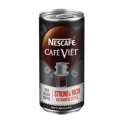 Cà phê đen uống liền Café Việt Nescafé lon 170ml