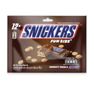 Socola funsize Snickers túi 240g