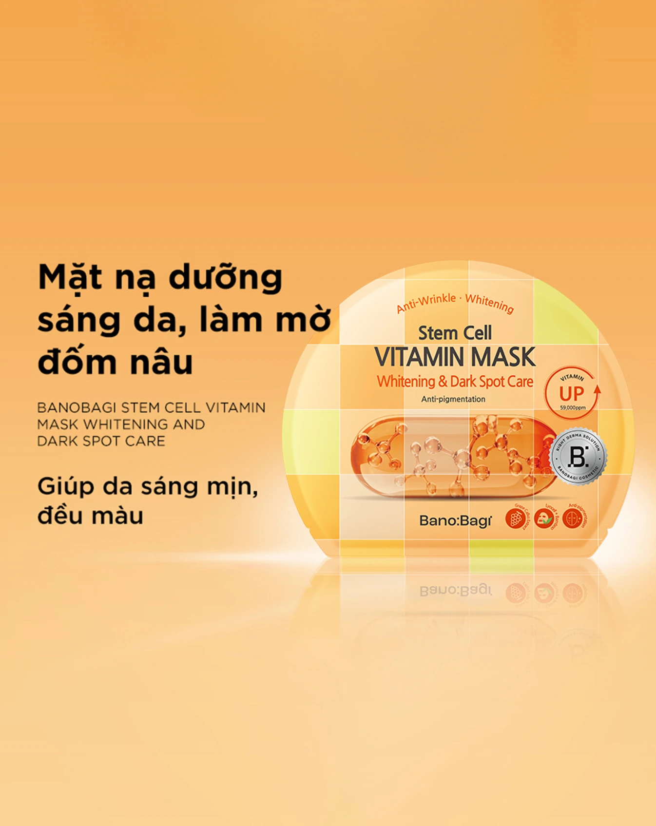 Mặt nạ Banobagi Stem Cell Vitamin Mask Whitening & Dark Spot Care - Image 4