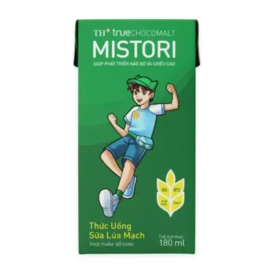 Sữa lúa mạch Chocomalt Mistori TH True Milk hộp 180ml