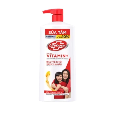 Sữa tắm Lifebuoy bảo vệ vượt trội chai 800g