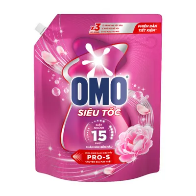 Nước giặt Omo siêu tốc bền màu túi 3.5kg