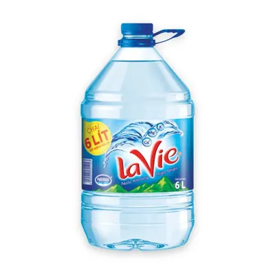 Nước khoáng La Vie chai 6l