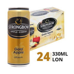 Thùng nước táo lên men 4.5% Strongbow 330ml (24 Lon)