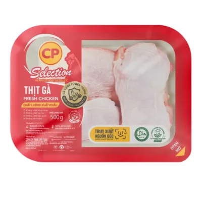 Đùi tỏi rút xương CP khay 500g