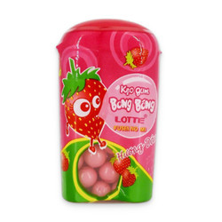 Kẹo gum Fusennomi hương dâu Lotte hộp 14g