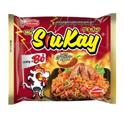 Mì Siukay Acecook vị bò 127g