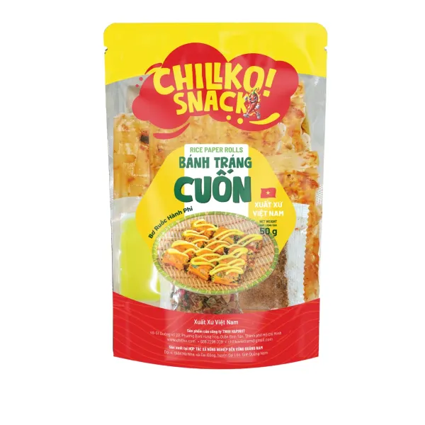 Bánh tráng cuốn bơ Chillko gói 50g