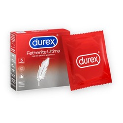 Bao cao su Fether Ultima Durex hộp 3 cái
