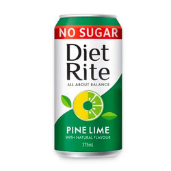 Nước dứa chanhDiet Rite không đường lon 375Ml