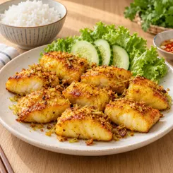Bí quyết làm cá basa phi lê chiên muối sả vàng thơm đậm đà