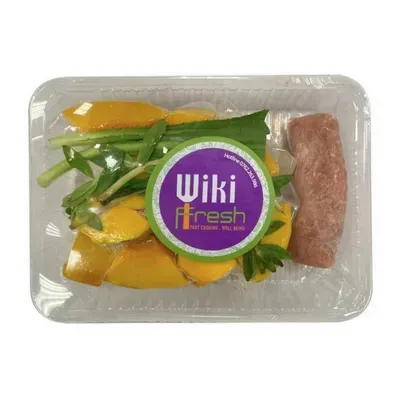 Canh bí đỏ Wiki Fresh khay 300g