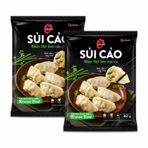 Combo 2 gói sủi cảo nhân thịt heo rau củ O'Food 450g