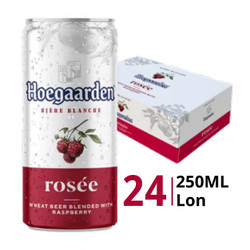 Thùng bia Rosee 3% Hoegaarden lon 250ml (24 Lon)