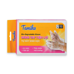 Găng tay tự hủy sinh học Tamiko size L hộp 100 cái
