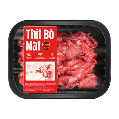 Thịt bò cắt xào khay 200g