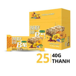 Hộp ngũ cốc năng lượng 5 loại hạt và mật ong Bakalland thanh 40g (25 Thanh)
