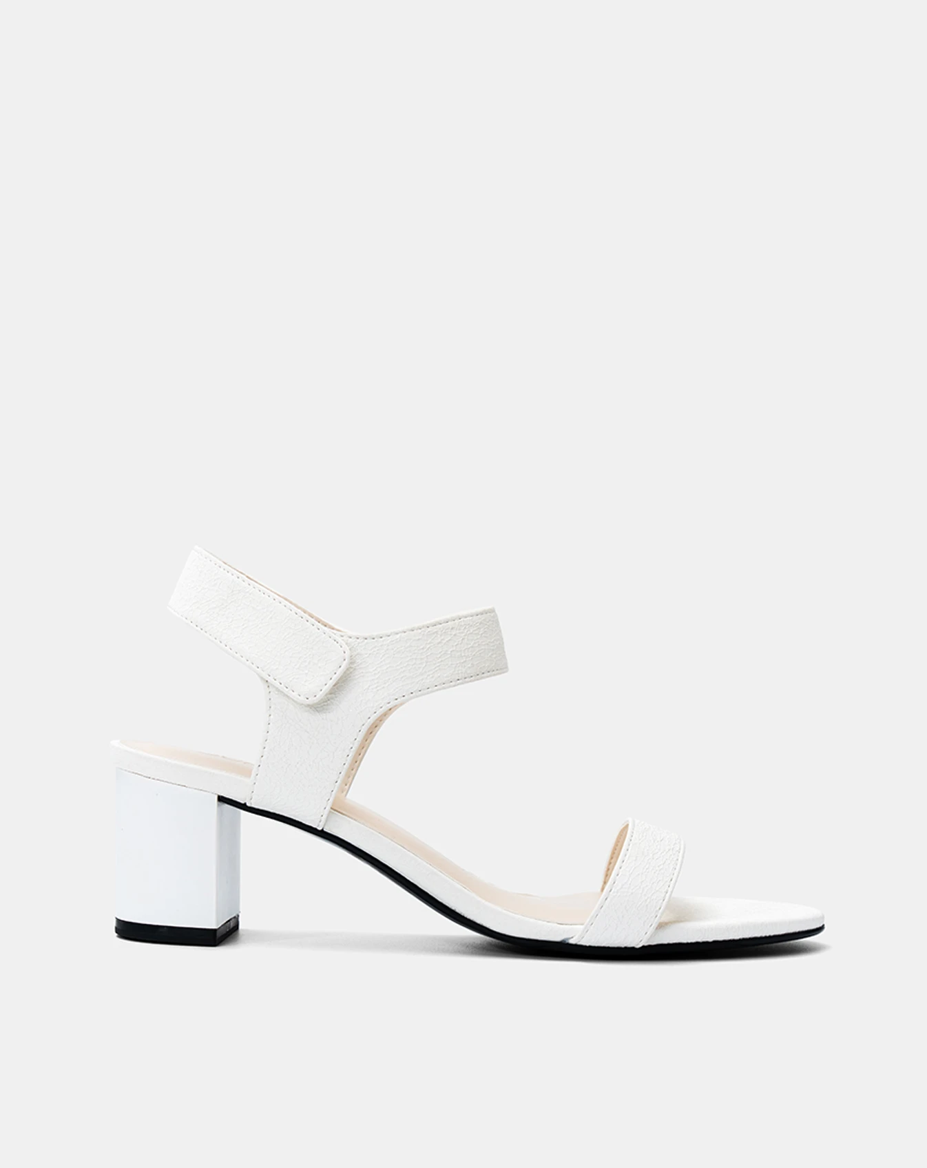 Giày Sandal Gót Trụ Quai Ngang Basic - Image 2