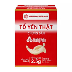 Tổ yến thật chưng sẵn đường phèn Yến Sào Nha Trang hũ 70ml (1 Hũ)