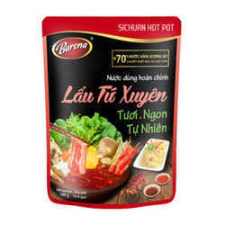 Nước dùng hoàn chỉnh lẩu tứ xuyên Barona gói 140g (1 Gói)
