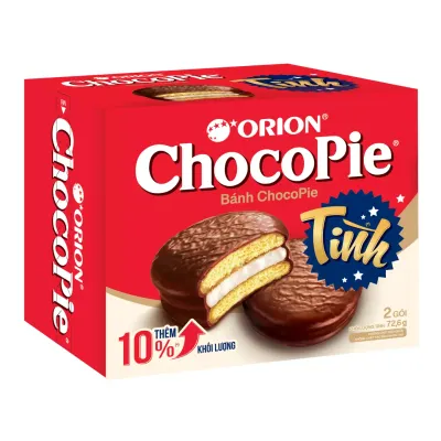 Bánh Choco Pie Orion hộp 36.3g x 2 gói