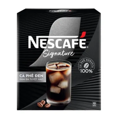 Cà phê đen Signature Nescafe hộp 105g