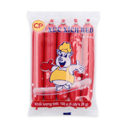 Xúc xích tiệt trùng Red CP gói 5 cây x 20g (1 gói)
