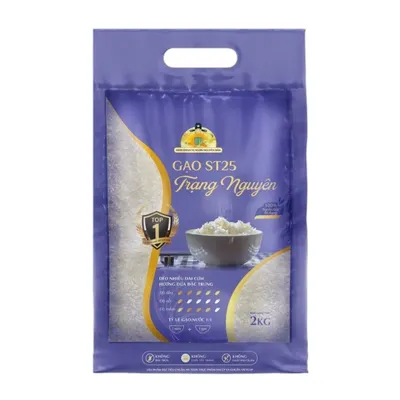 Gạo trạng nguyên ST25 Vinh Hiển túi 2kg