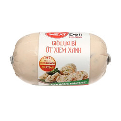 Giò lụa bì ớt xiêm xanh Ngự Bảo Meat Deli 300g (1 gói)