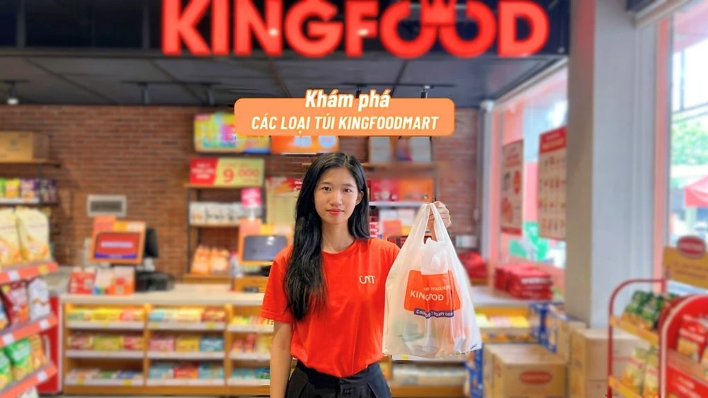 Túi Kingfoodmart có thể tái sử dụng nhiều lần