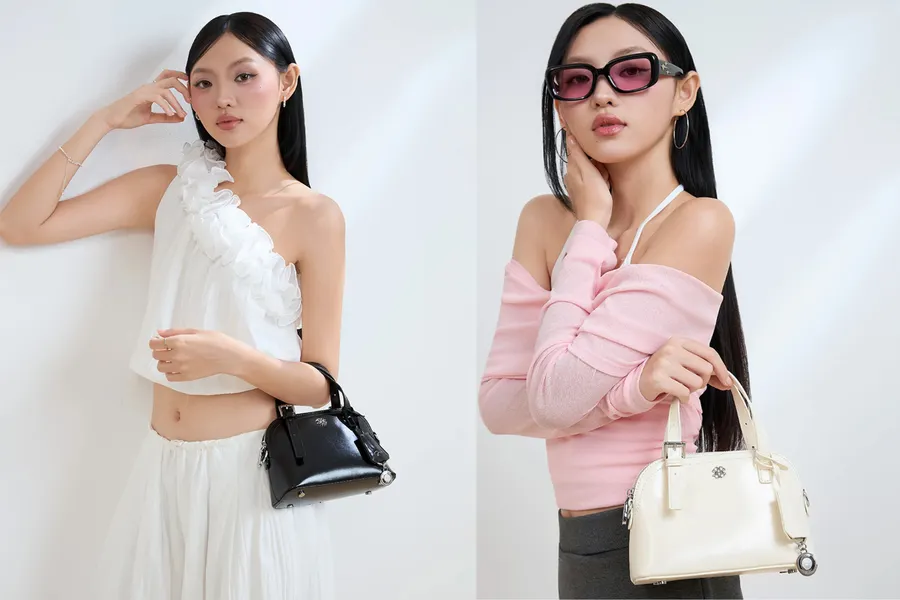 Túi Top Handle Phối Charm: Phom Vòm Nhỏ Cho Trang Phục Tối Giản