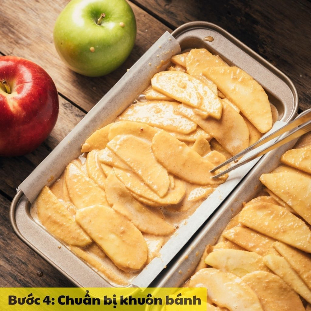 Chuẩn bị khuôn bánh