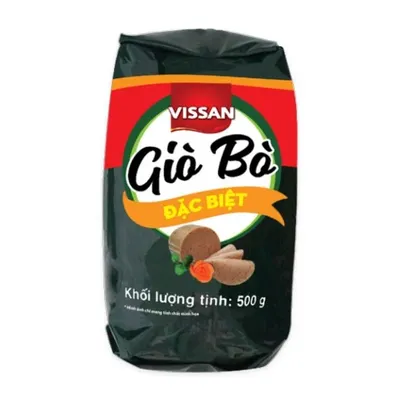 Giò bò đặc biệt Vissan gói 500g