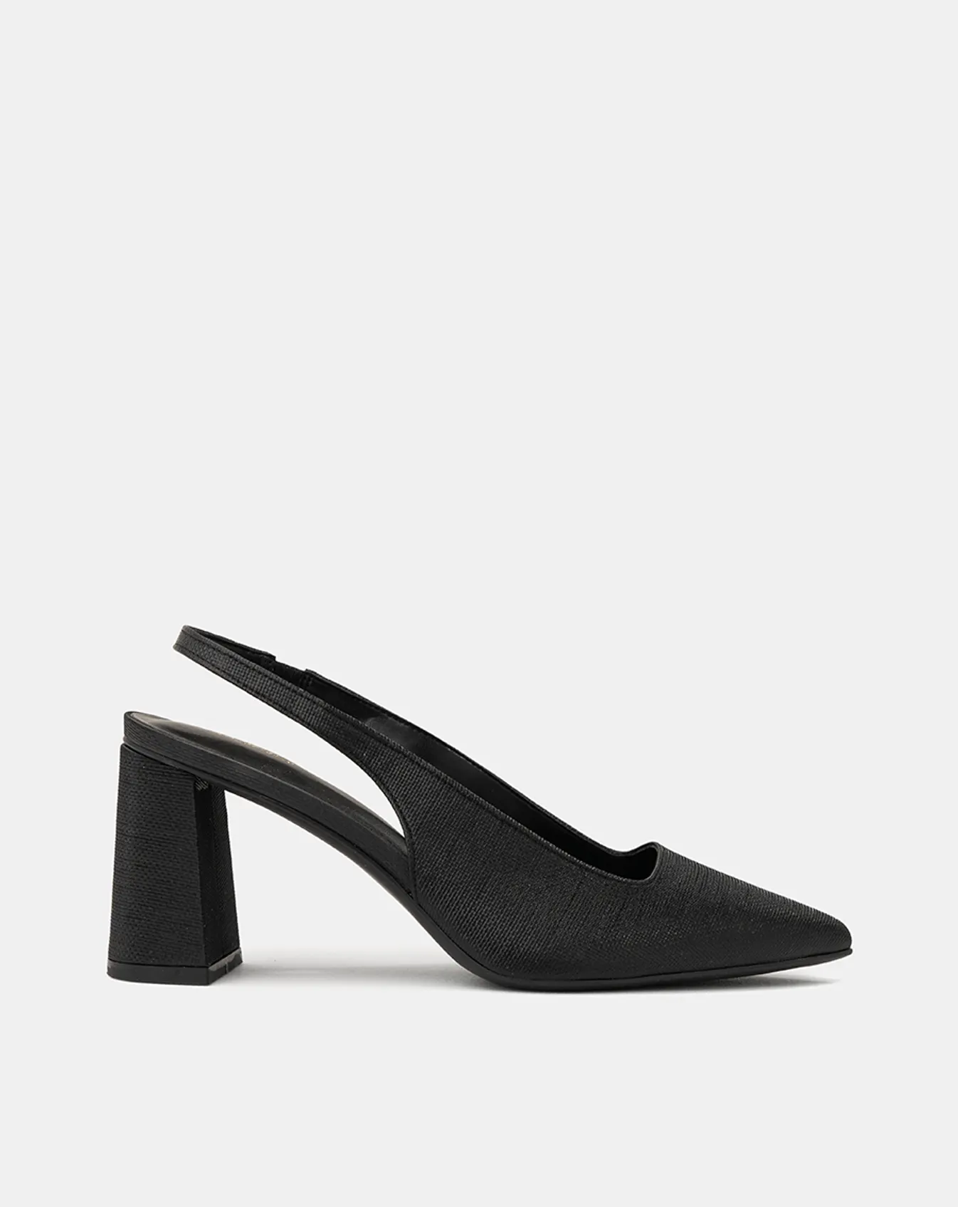 Giày Cao Gót Slingback Gót Trụ - Image 1