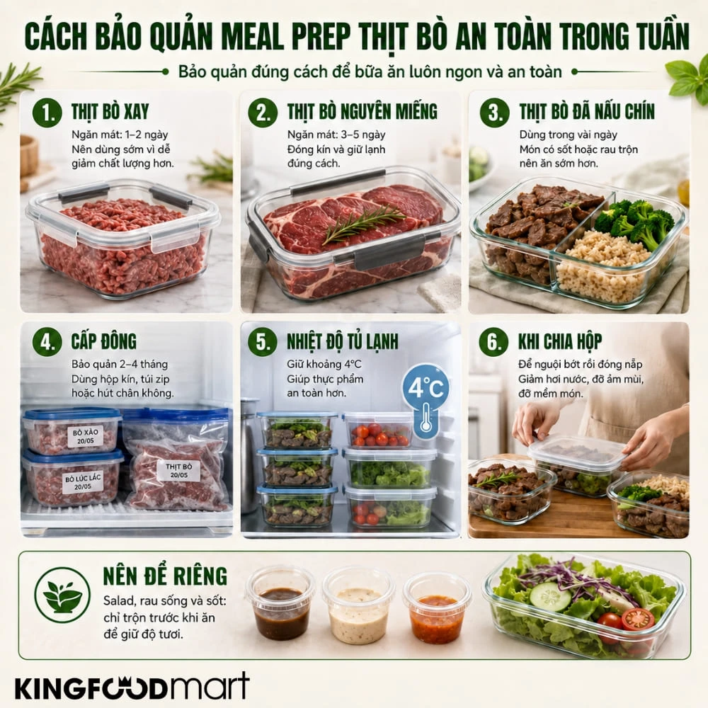 Meal prep thịt bò là gì