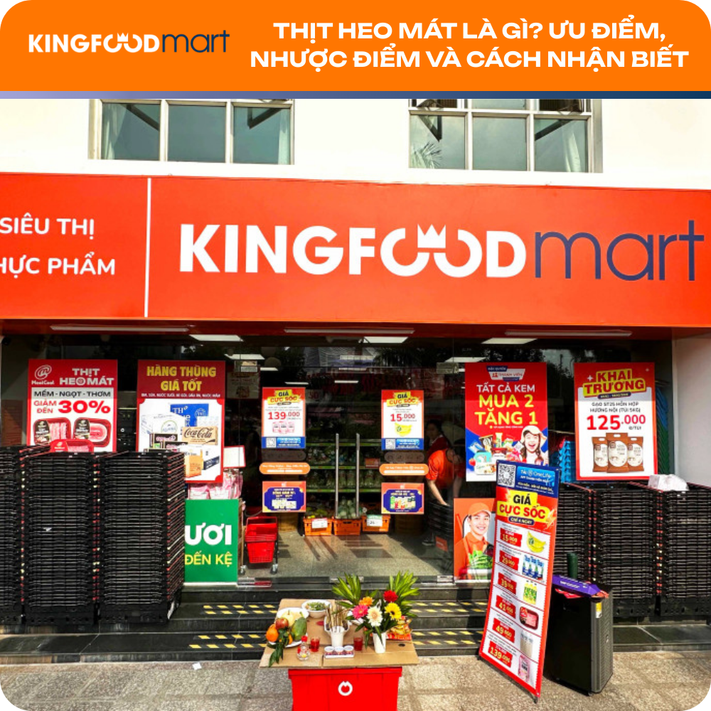 Mua thịt heo tươi Meatcool tại Kingfood Mart