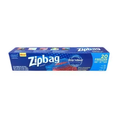 Túi Zipper Zipbag Brand combo mix hộp 20 cái 3 size (M,L,XL) Eufood